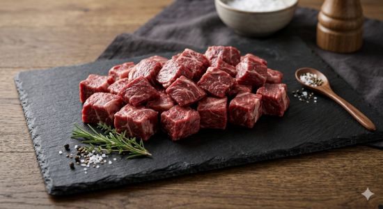 Bild von BIO Rindsgulaschfleisch - € 20,40 pro kg